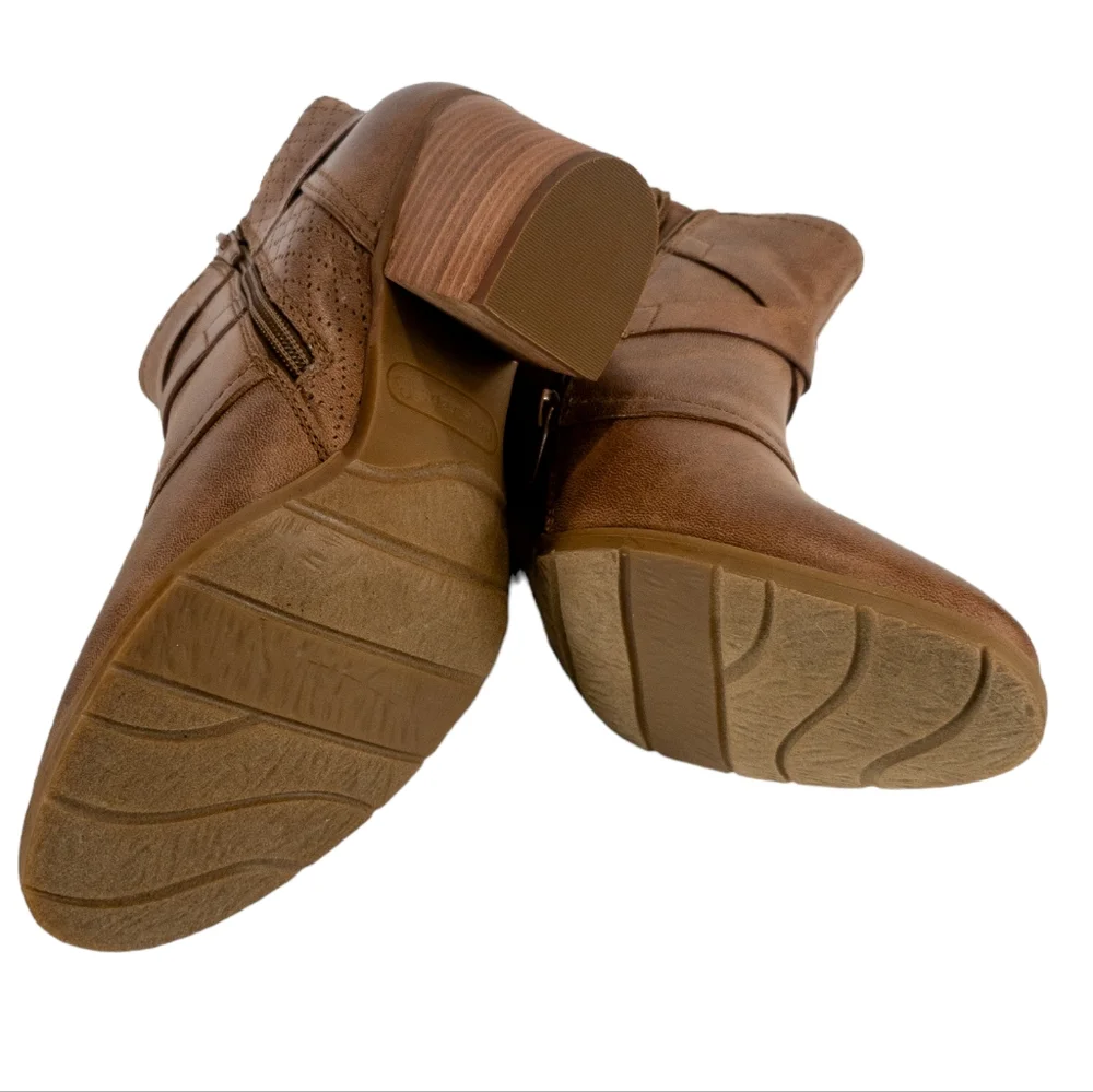 Baretraps Launa Ankle Boots Auburn -7.5 - Picture 6 of 6